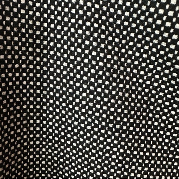 TALBOTS Micro Check Plaid Knit Straight Leg Trousers 18 - Picture 3 of 10